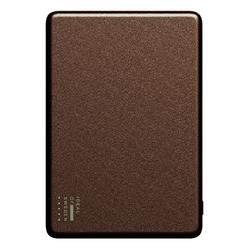 IDEAL OF SWEDEN Slim Powerbank MagSafe 5000 mAh, Mocha Mousse