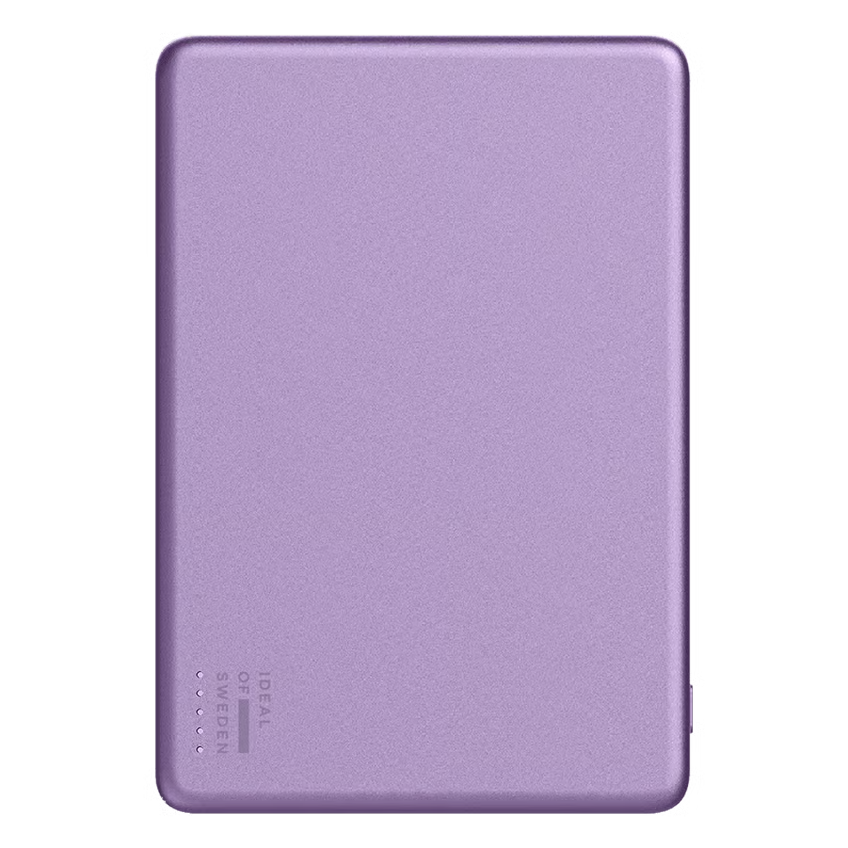 IDEAL OF SWEDEN Slim Powerbank MagSafe 5000 mAh, Lavender Milk