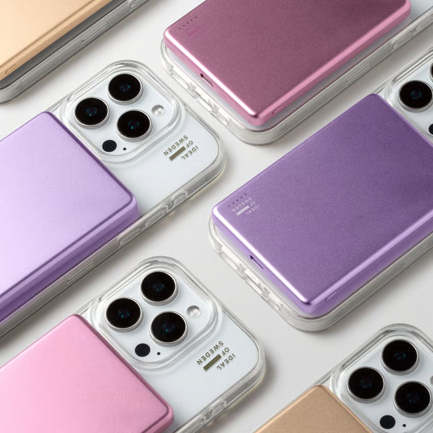 IDEAL OF SWEDEN Slim Powerbank MagSafe 5000 mAh, Lavender Milk