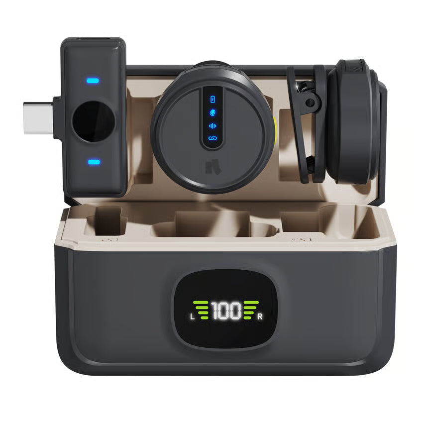 Nomadelic Cast 100 trådløst mikrofonkit med USB-C, 2-pak