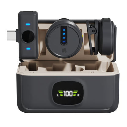 Nomadelic Cast 100 trådløst mikrofonkit med USB-C, 2-pak