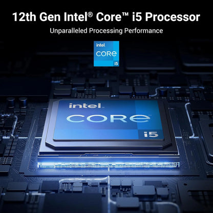 Intel Core i5-processor af 12. generation på bundkortet i Ugreen NASync DXP8800 Plus 8-bay NAS.