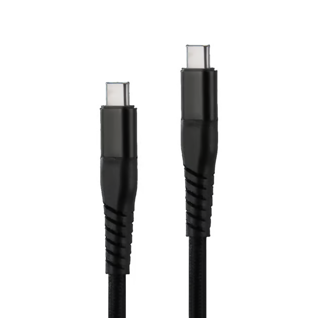 Linocell Premium Kevlar USB-C 3.2-kabler, 1 m, med forstærkede stik.
