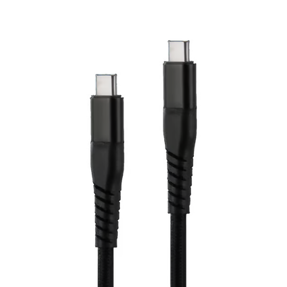 Linocell Premium Kevlar USB-C 3.2-kabler, 1 m, med forstærkede stik.