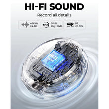 HOLLYLAND LARK M2 Mini Combo trådløst mikrofonsystem, gennemsigtig enhed med HI-FI SOUND-chip, 48 kHz, 24 bit, USB-C.