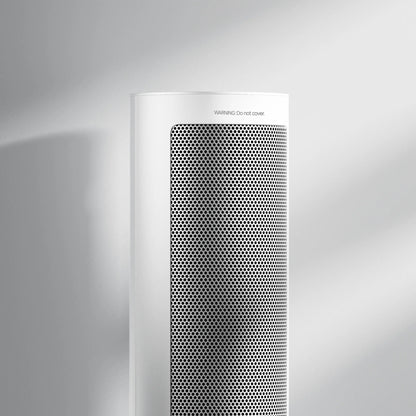 Xiaomi varmeblæser EU PTC-varmeblæser 2000 W sort frontgitter – mærkat ADVARSEL: Må ikke dækkes til.