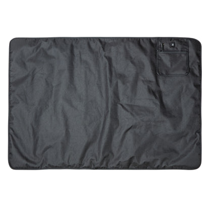 Elektrisk varmedyne til 2 personer, 100 x 67 cm, sort, USB-C, lille lynlåslomme, tænd/sluk-knap i øverste højre hjørne, varmezone.