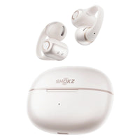 Shokz OpenDots 2 open-ear clip-on-høretelefoner, Hvid