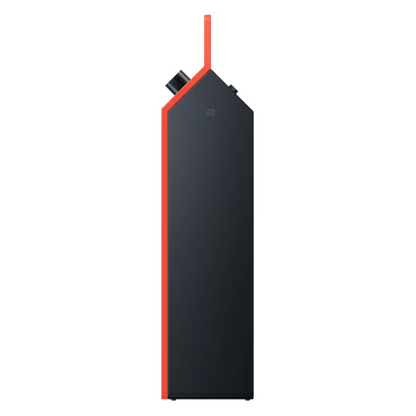 CMF by Nothing Speaker M – bærbar Bluetooth-højttaler, sort med orange detaljer og integreret orange bærerem.