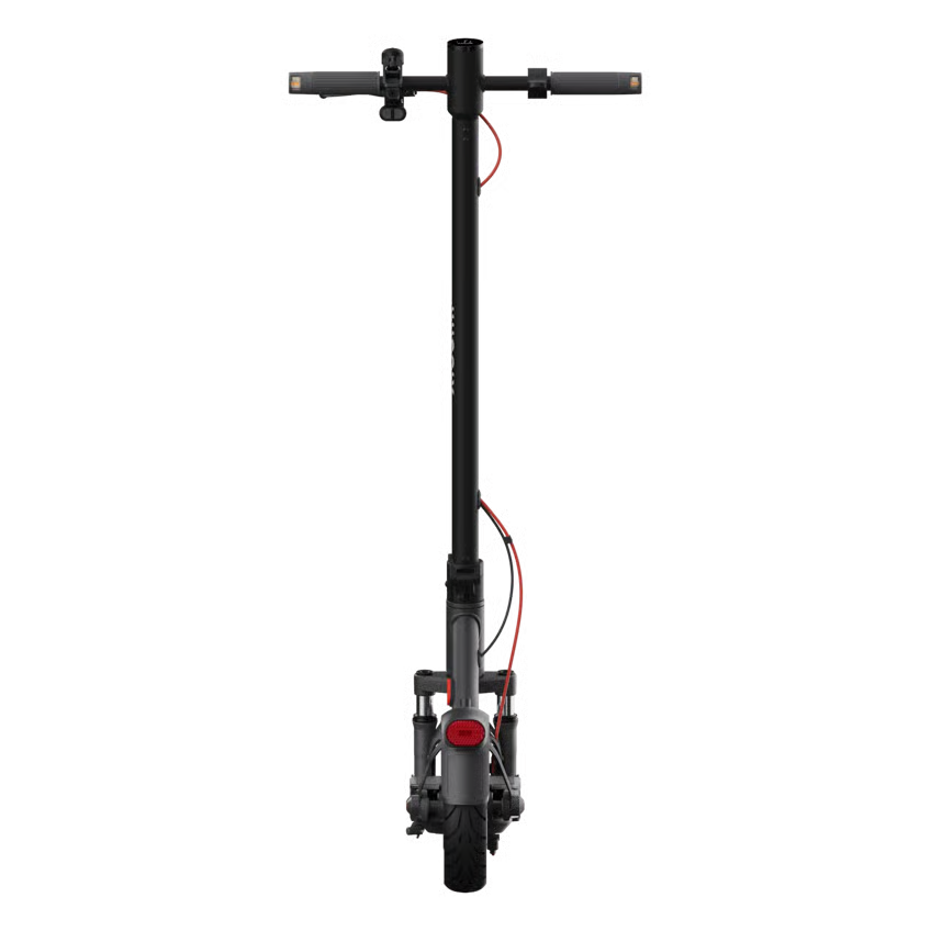 Brugt sort Xiaomi Electric Scooter Elite NE med rødt bremselys og synligt kabel.