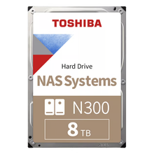 Toshiba N300 NAS-harddisk 8 TB 3,5″ SATA III 7.200 omdr./min.