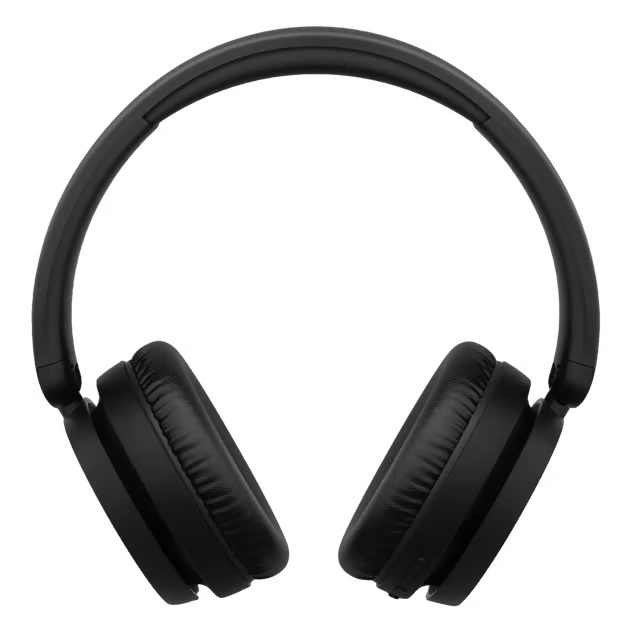 Philips 5000-serien: trådløse over-ear-hovedtelefoner i sort med polstrede ørekopper, justerbar hovedbøjle og Bluetooth 5.3.