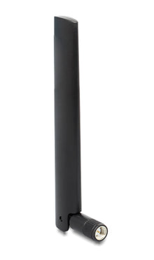 4G antenne med SMA-tilslutning 0,8-3 dBi sort, ekstern med drejelig base, stående model.