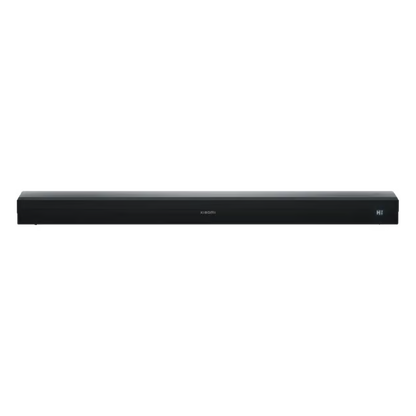 Xiaomi Soundbar Pro 2.0, sort, 84 W, Dolby Audio, HDMI eARC, logo og display i midten på højre side.