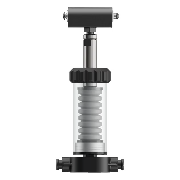 MOZA SR-P Lite2 bremseydelsessæt med 8 stk. 55A-elastomerer, lodret cylinder og justeringshjul til R5-serien.