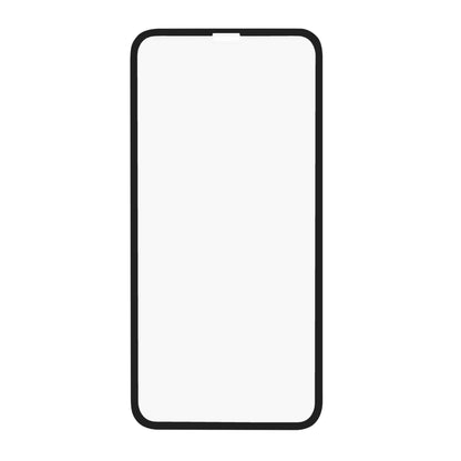 Elite Extreme Curved skærmbeskyttelse til iPhone X/Xs/11 Pro på smartphone med blank hvid skærm.