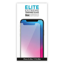 Elite Extreme skærmbeskyttelse til iPhone Xs Max/11 Pro Max, 9H hærdet glas, ridsefast overflade.