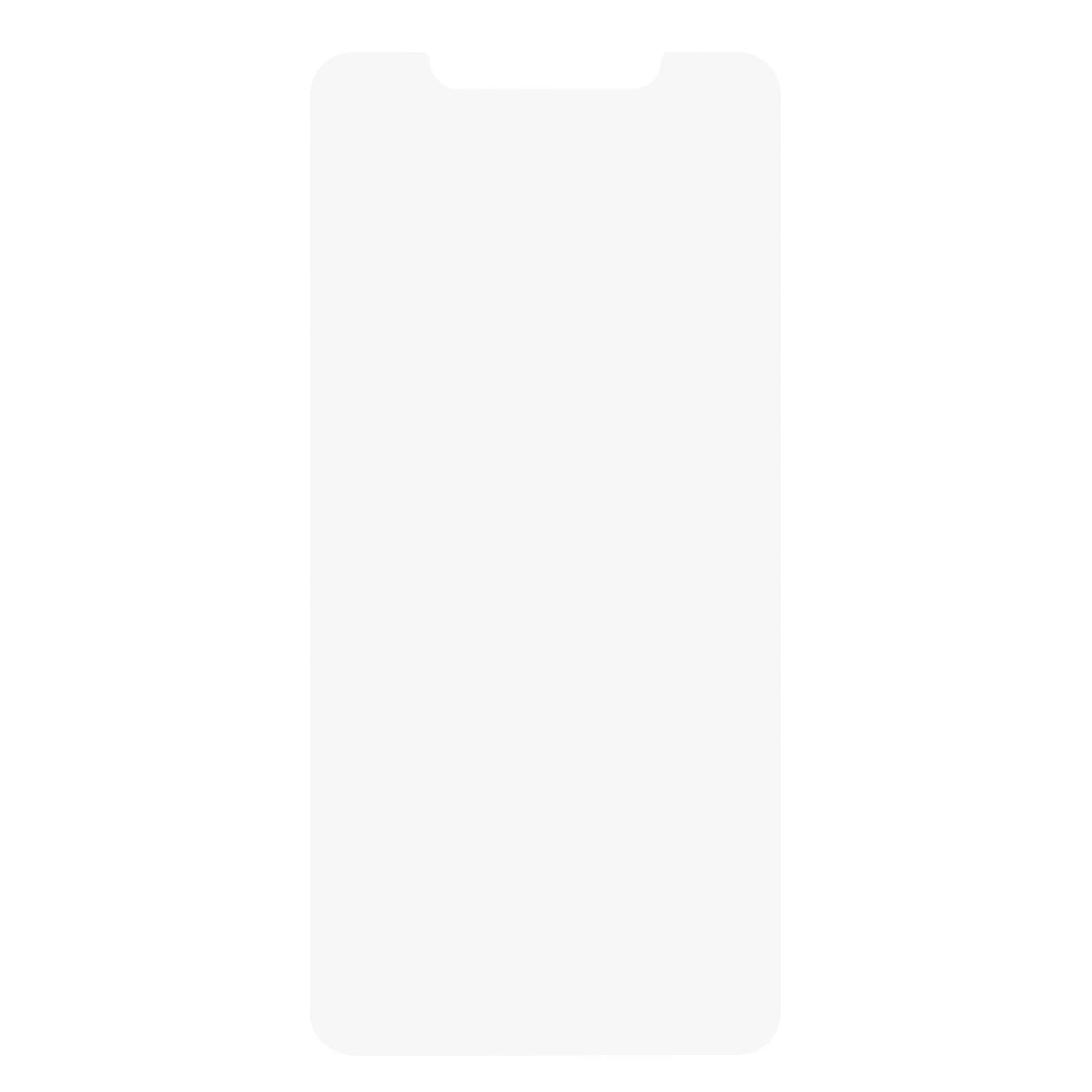 Linocell Elite Extreme skærmbeskyttelse til iPhone Xs Max/11 Pro Max, klar rektangel med afrundede hjørner.