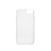 Second Skin Case transparent TPU-cover til iPhone 6/7/8/SE (2024/2022) med præcise udskæringer til kamera, knapper og porte.