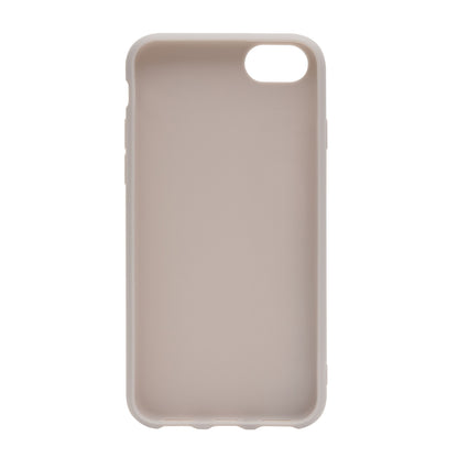 Second skin 2.0 mobilcover til iPhone 6/6s/7/8/SE (2020/2022), grå TPU, glatte kanter, stort kamerahul øverst til højre.