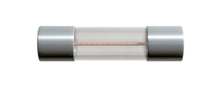Glasrørssikring 5x20 mm 2,5A Træg T med metalender og tynd metaltråd, 10-pak.