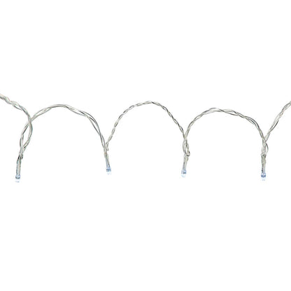 SmartLife LED gardin lyskæde, 200 varm/kold hvid LED, 3 m sølvtråd, dæmpbar.