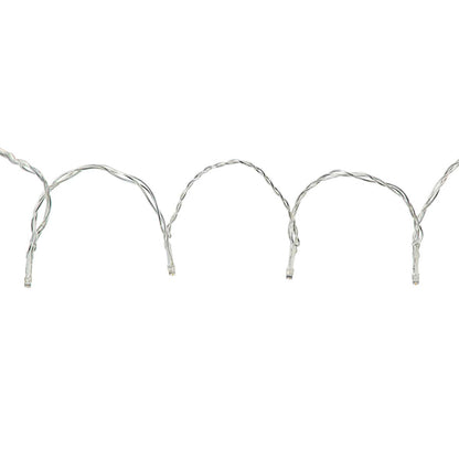 Nedis SmartLife LED gardin lyskæde, 200 LED, 3 m, varm/kold hvid, klare pærer på tynde snoede tråde med dæmpbar lysstyrke.