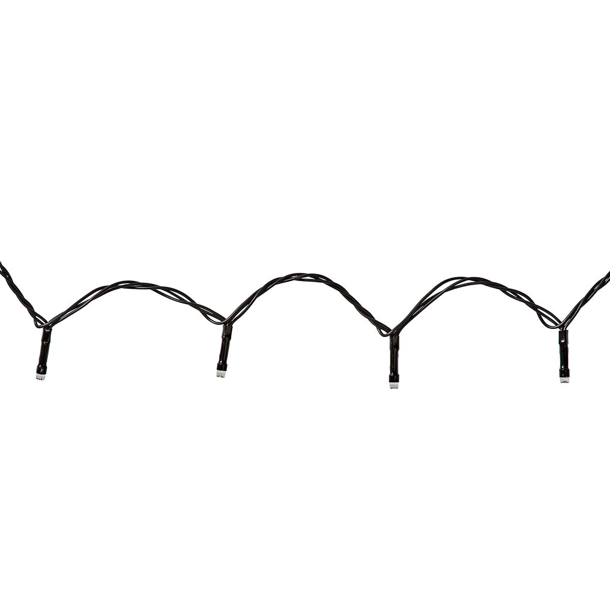 SmartLife WiFi lystræ varm-til-kold hvid, 200 LED, 5x4 m sort snoet ledning til udendørs brug.