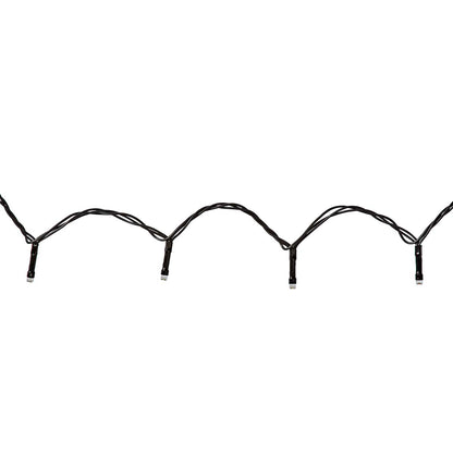 SmartLife WiFi lystræ varm-til-kold hvid, 200 LED, 5x4 m sort snoet ledning til udendørs brug.