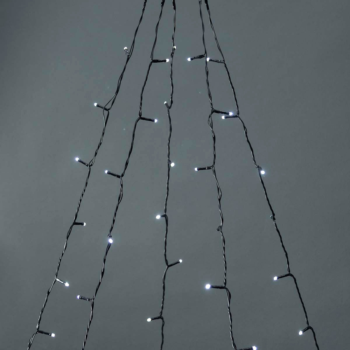 Nedis SmartLife WiFi Træ lyskæde, 4 stk., 200 LED, 5 x 4 m, varm til kold hvid.